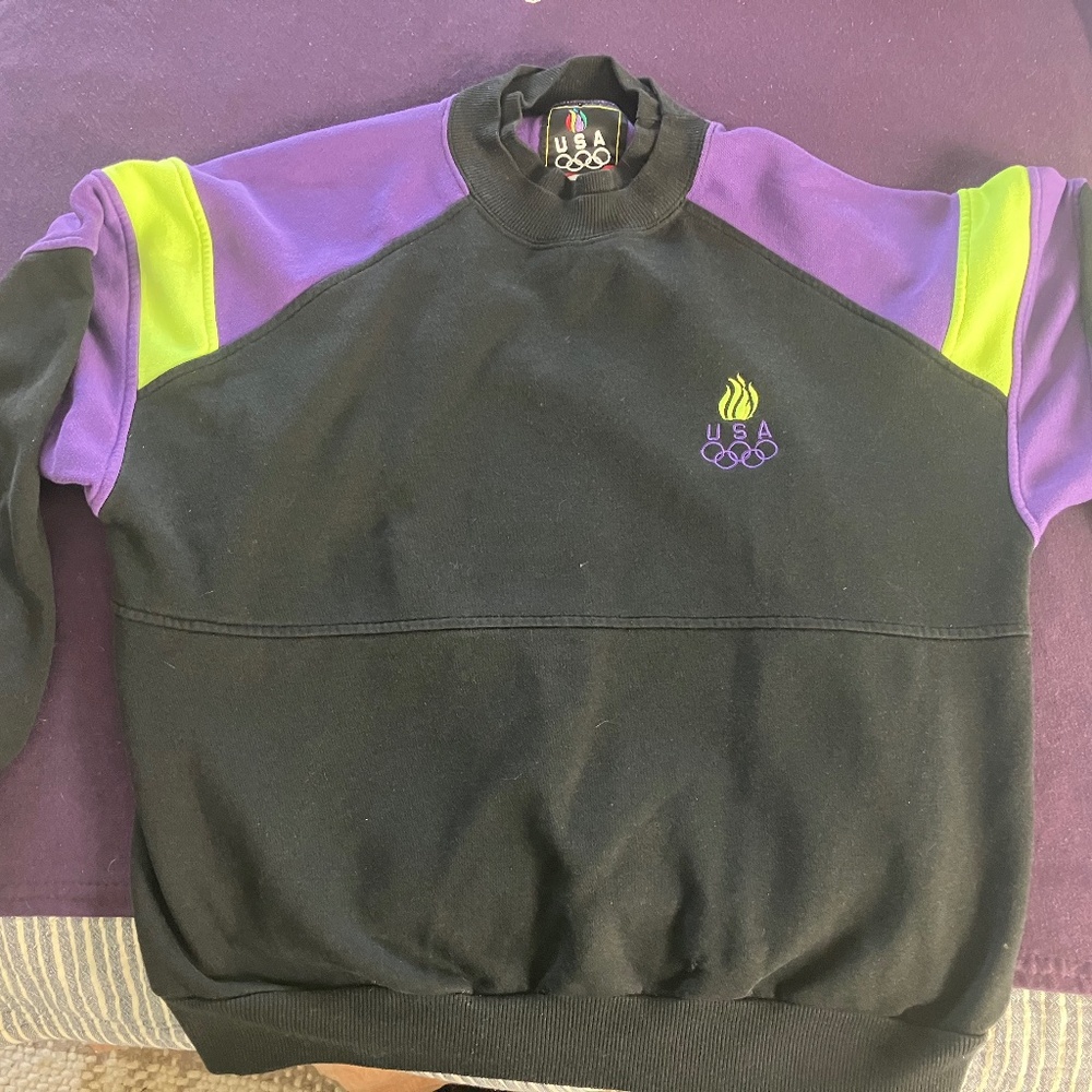 90s Vintage USA Olympics sweatshirt Large
